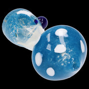 Mushroom Frit Spoon Pipe - 4.5 in