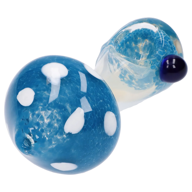 Mushroom Frit Spoon Pipe - 4.5 in