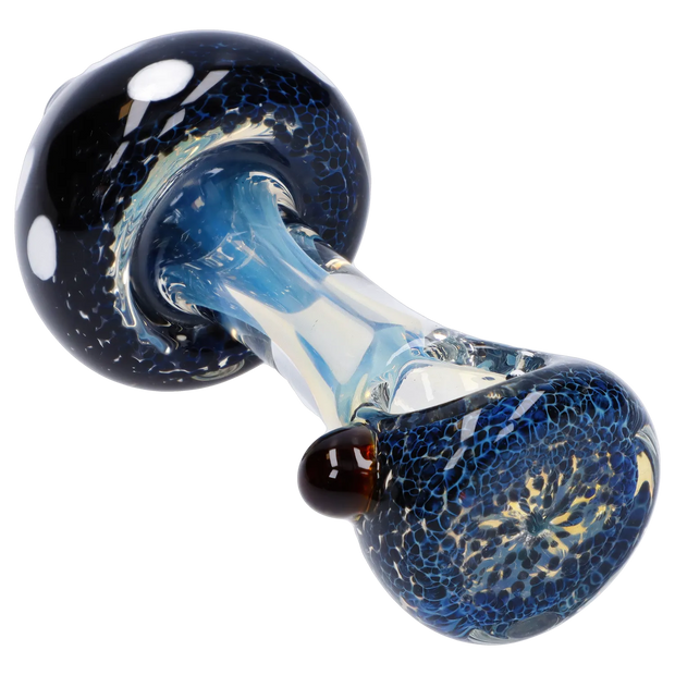 Mushroom Frit Spoon Pipe - 4.5 in