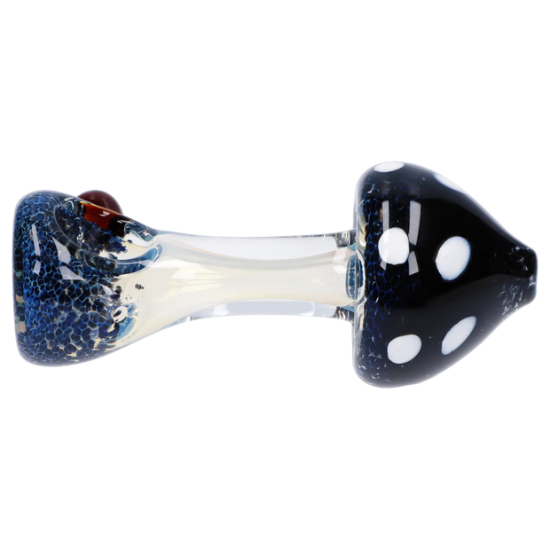 Mushroom Frit Spoon Pipe - 4.5 in