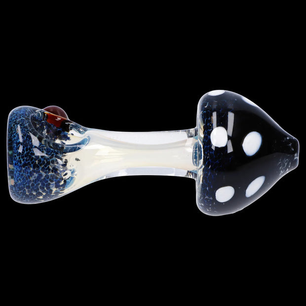 Mushroom Frit Spoon Pipe - 4.5 in