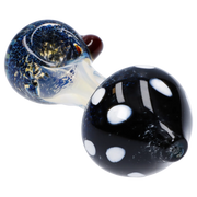 Mushroom Frit Spoon Pipe - 4.5 in
