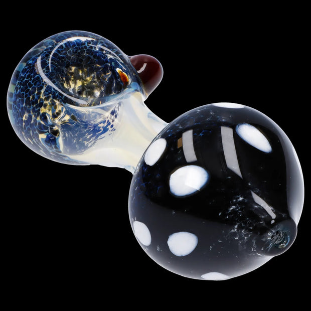 Mushroom Frit Spoon Pipe - 4.5 in