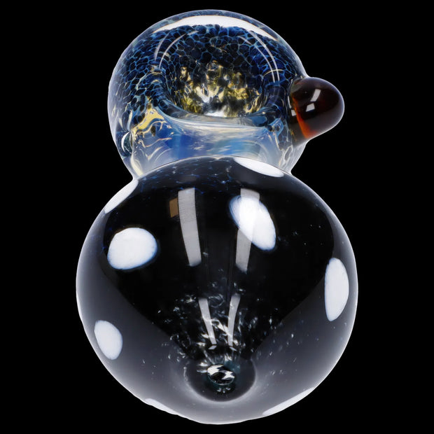 Mushroom Frit Spoon Pipe - 4.5 in
