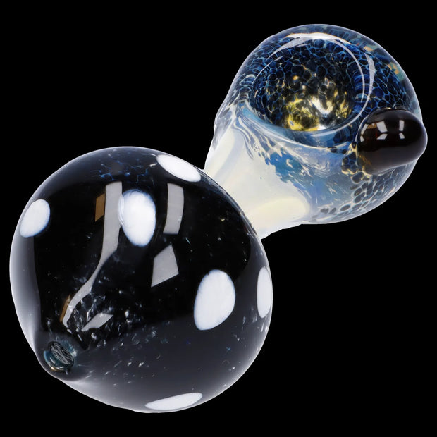 Mushroom Frit Spoon Pipe - 4.5 in