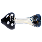 Mushroom Frit Spoon Pipe - 4.5 in