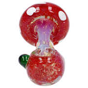 Mushroom Frit Spoon Pipe - 4.5 in