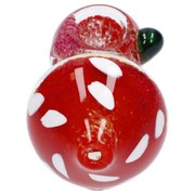 Mushroom Frit Spoon Pipe - 4.5 in