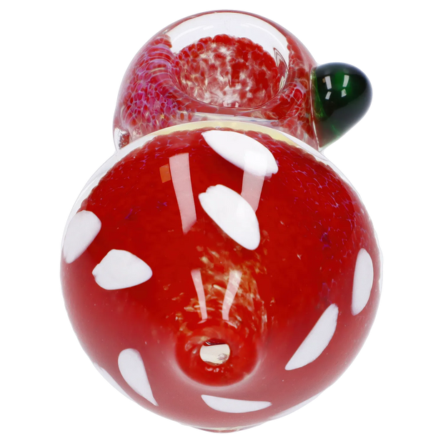 Mushroom Frit Spoon Pipe - 4.5 in
