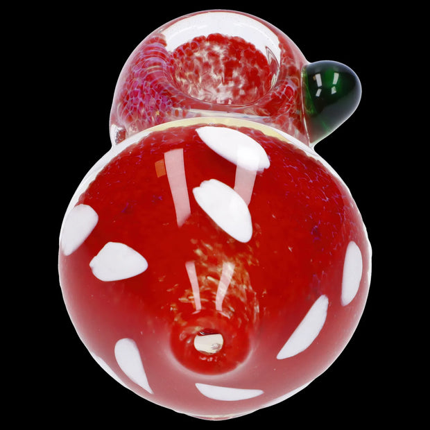 Mushroom Frit Spoon Pipe - 4.5 in