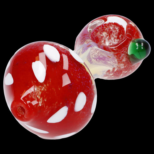 Mushroom Frit Spoon Pipe - 4.5 in