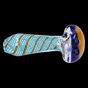 Swirling Double Blown Spoon Pipe - 45 in
