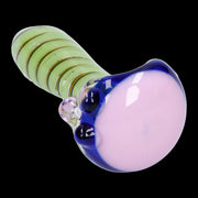 Swirling Double Blown Spoon Pipe - 45 in