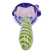 Swirling Double Blown Spoon Pipe - 45 in