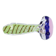 Swirling Double Blown Spoon Pipe - 45 in