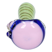 Swirling Double Blown Spoon Pipe - 45 in