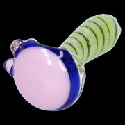 Swirling Double Blown Spoon Pipe - 45 in