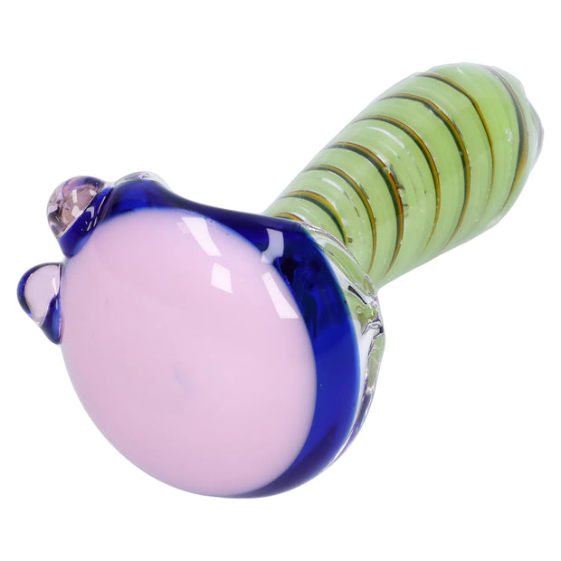 Swirling Double Blown Spoon Pipe - 45 in