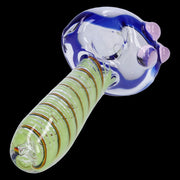 Swirling Double Blown Spoon Pipe - 45 in