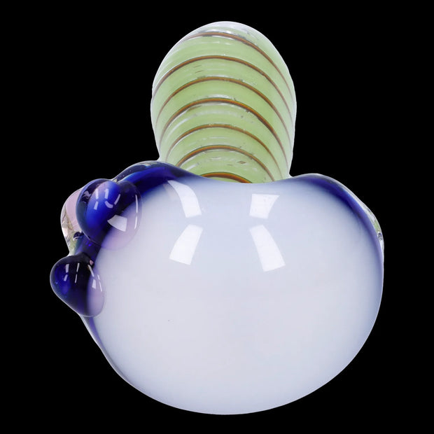 Swirling Double Blown Spoon Pipe - 45 in