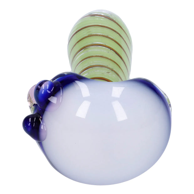 Swirling Double Blown Spoon Pipe - 45 in