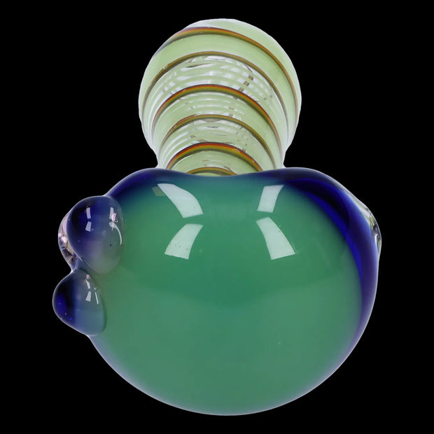 Swirling Double Blown Spoon Pipe - 45 in
