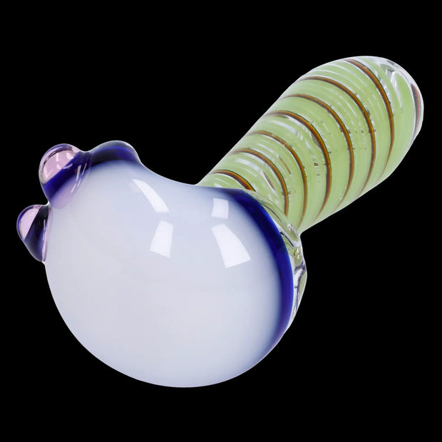Swirling Double Blown Spoon Pipe - 45 in