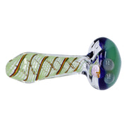 Swirling Double Blown Spoon Pipe - 45 in