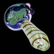 Swirling Double Blown Spoon Pipe - 45 in
