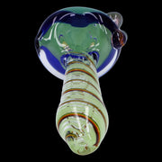Swirling Double Blown Spoon Pipe - 45 in