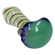 Swirling Double Blown Spoon Pipe - 45 in