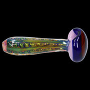 Gold Fume Double Blown Bubble Trap Pipe - 4.5 in
