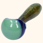 Gold Fume Double Blown Bubble Trap Pipe - 4.5 in