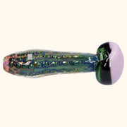 Gold Fume Double Blown Bubble Trap Pipe - 4.5 in