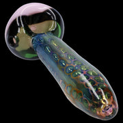 Gold Fume Double Blown Bubble Trap Pipe - 4.5 in