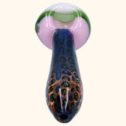 Gold Fume Double Blown Bubble Trap Pipe - 4.5 in