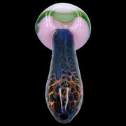 Gold Fume Double Blown Bubble Trap Pipe - 4.5 in