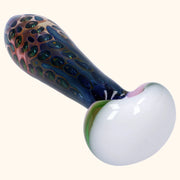 Gold Fume Double Blown Bubble Trap Pipe - 4.5 in