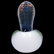 Gold Fume Double Blown Bubble Trap Pipe - 4.5 in