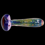 Gold Fume Double Blown Bubble Trap Pipe - 4.5 in