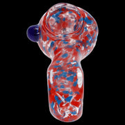 Frit Glass with Square Mouth Pipe - 3.5 in