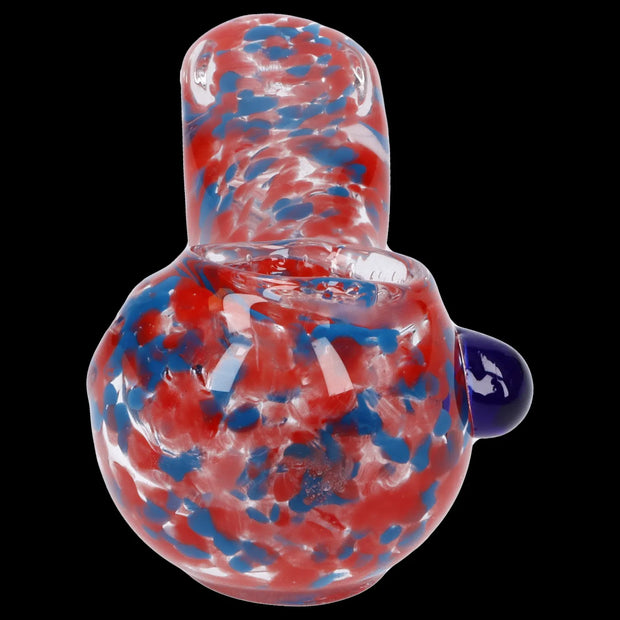 Frit Glass with Square Mouth Pipe - 3.5 in