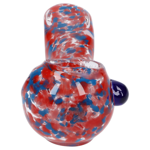 Frit Glass with Square Mouth Pipe - 3.5 in