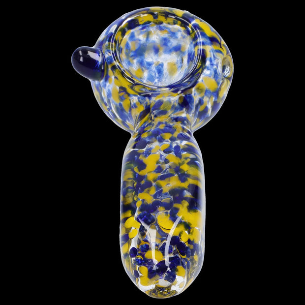 Frit Glass with Square Mouth Pipe - 3.5 in