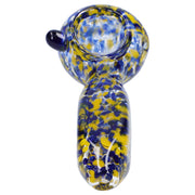 Frit Glass with Square Mouth Pipe - 3.5 in
