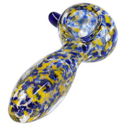Frit Glass with Square Mouth Pipe - 3.5 in