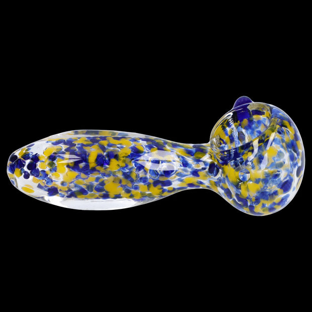 Frit Glass with Square Mouth Pipe - 3.5 in