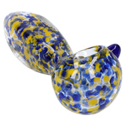 Frit Glass with Square Mouth Pipe - 3.5 in