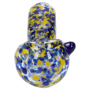 Frit Glass with Square Mouth Pipe - 3.5 in