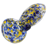 Frit Glass with Square Mouth Pipe - 3.5 in